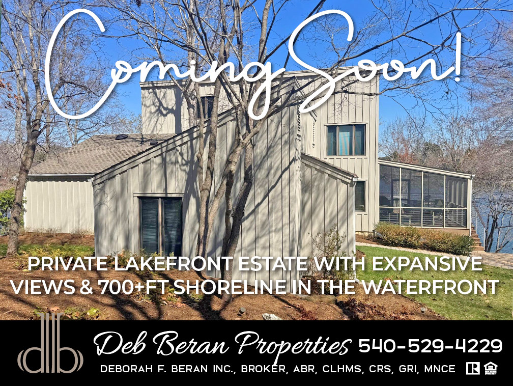 side view of a lakefront home in The Waterfront Country Club