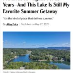 image of Smith Mountain Lake article in Southern Living magazine website